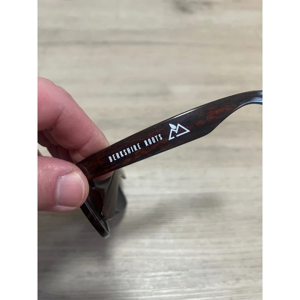 Berkshire Roots Cannabis Dispensary Sunglasses Brown‎ Massachusetts Collectible
